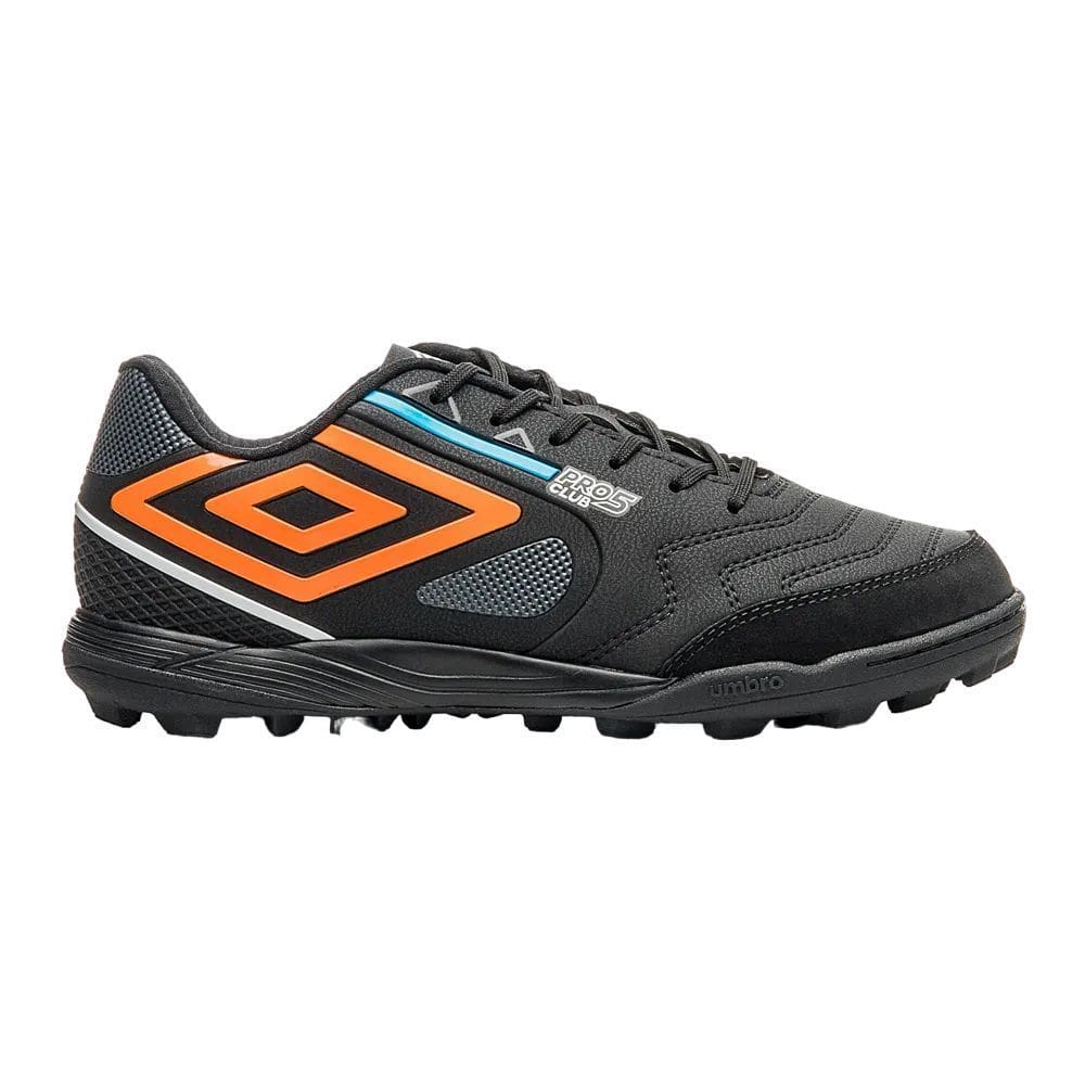Chuteira Society Pro 5 Bump Club U01fb043-163 - Preto/Laranja 39