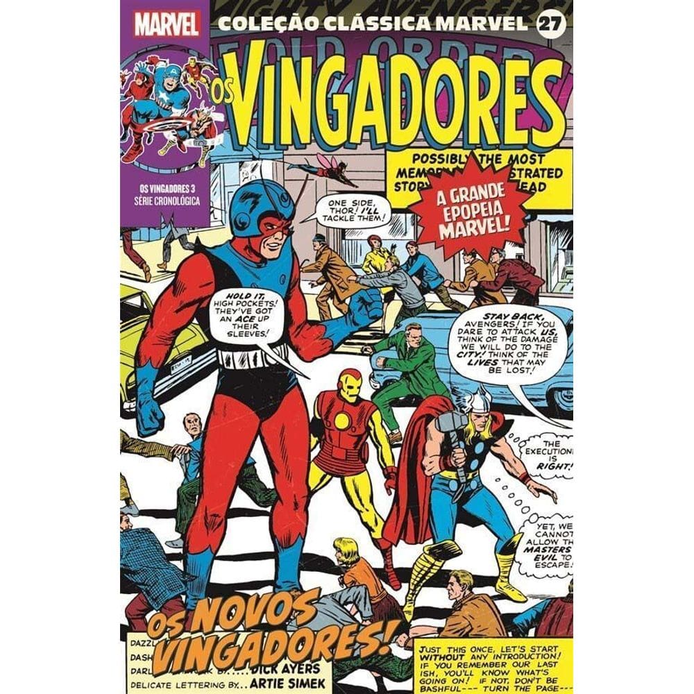 Coleção Clássica Marvel Vol.27 - Vingadores - Vol. 03
