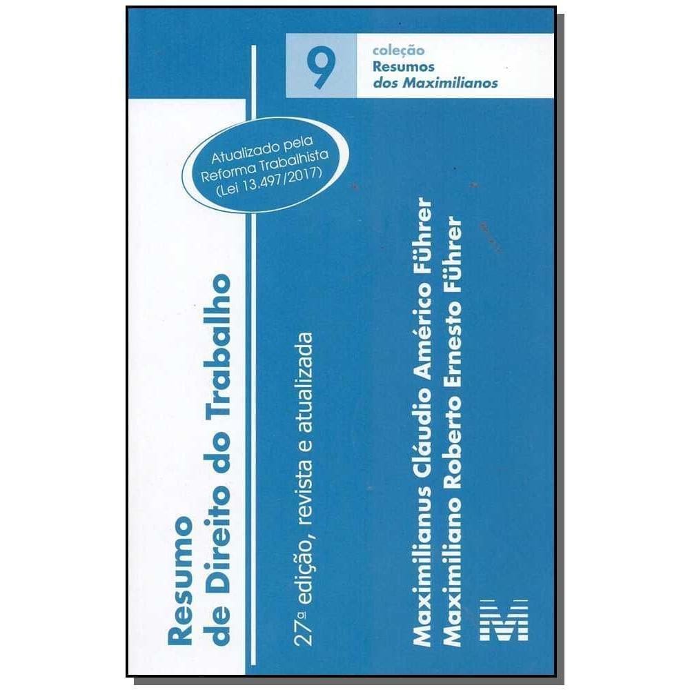 Resumo (09) Direito do Trabalho - 27Ed/18