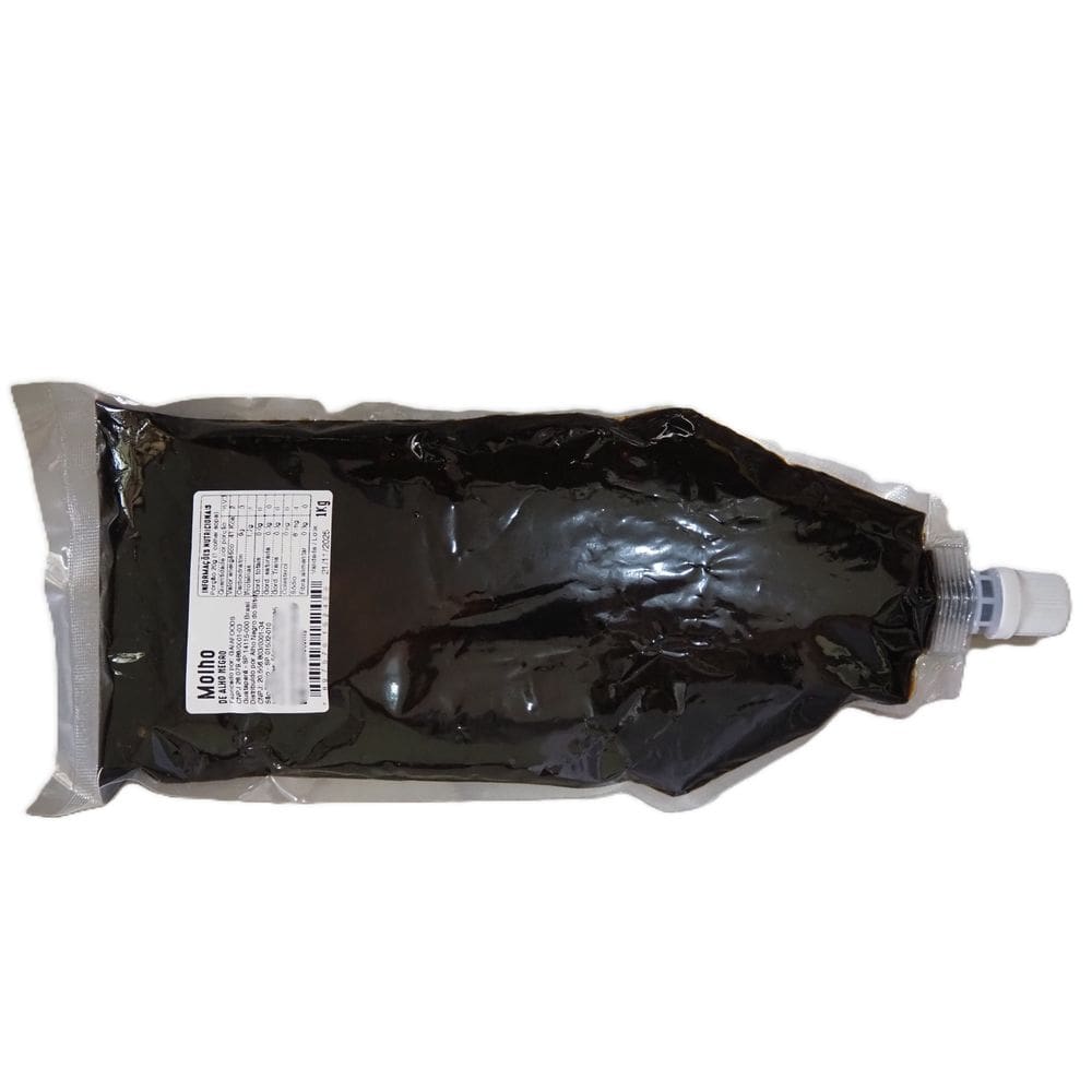 Molho De Alho Negro Artesanal 1kg - Alho Negro Do Sítio