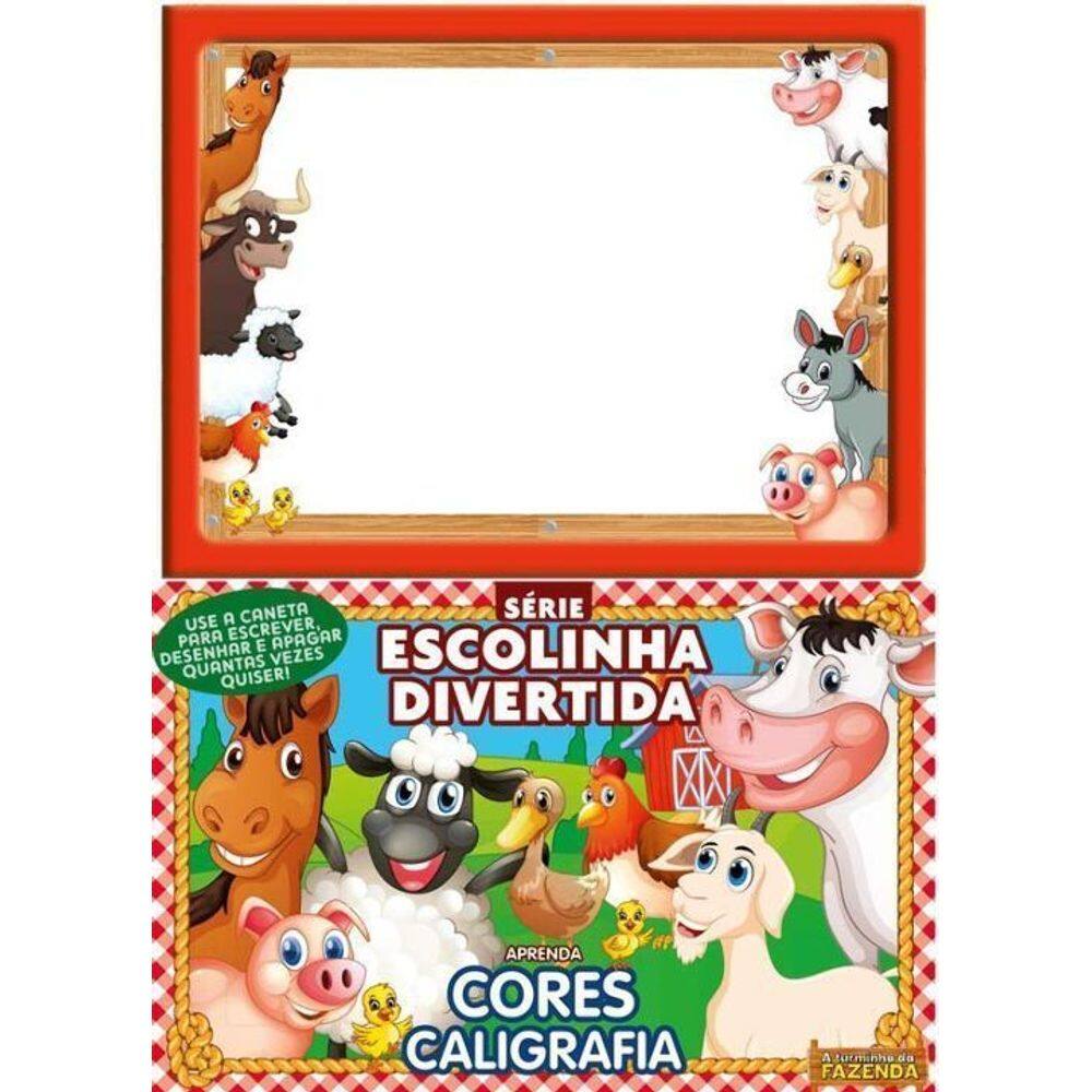 A Turminha Da Fazenda Série Escolinha Divertida - Aprenda Cores Caligrafia