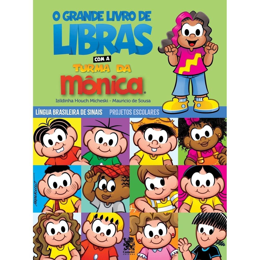 O Grande Livro de Libras Com a Turma da Mônica