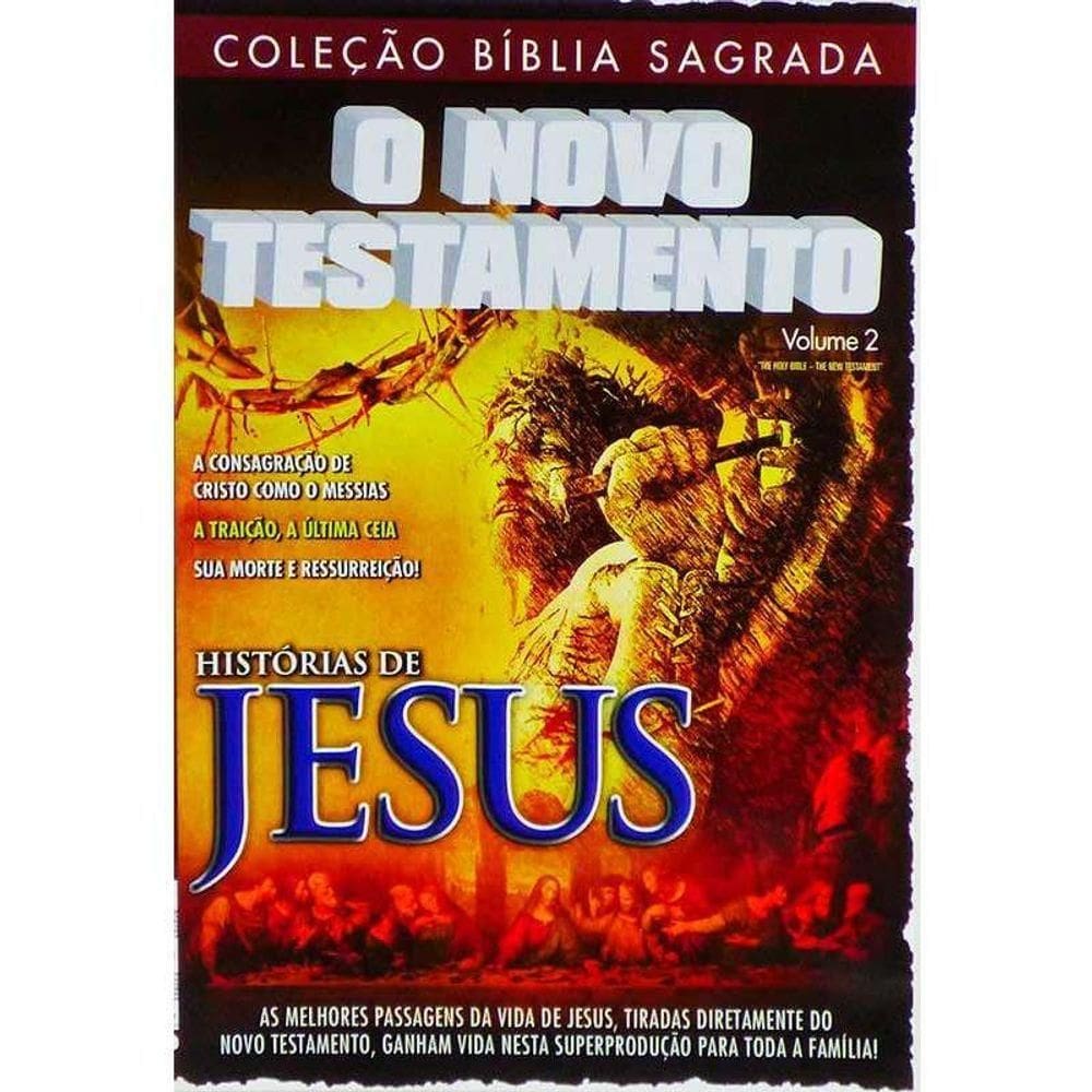 Dvd Histórias De Jesus - Bíblia Sagrada O Novo Testamento