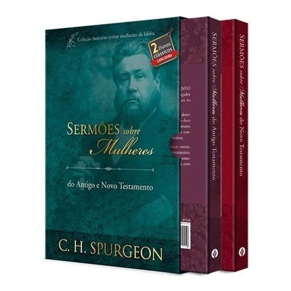 Box Sermões de Spurgeon Sobre Mulheres da Bíblia - Estudos Mulheres na Bíblia do Antigo e Novo Test