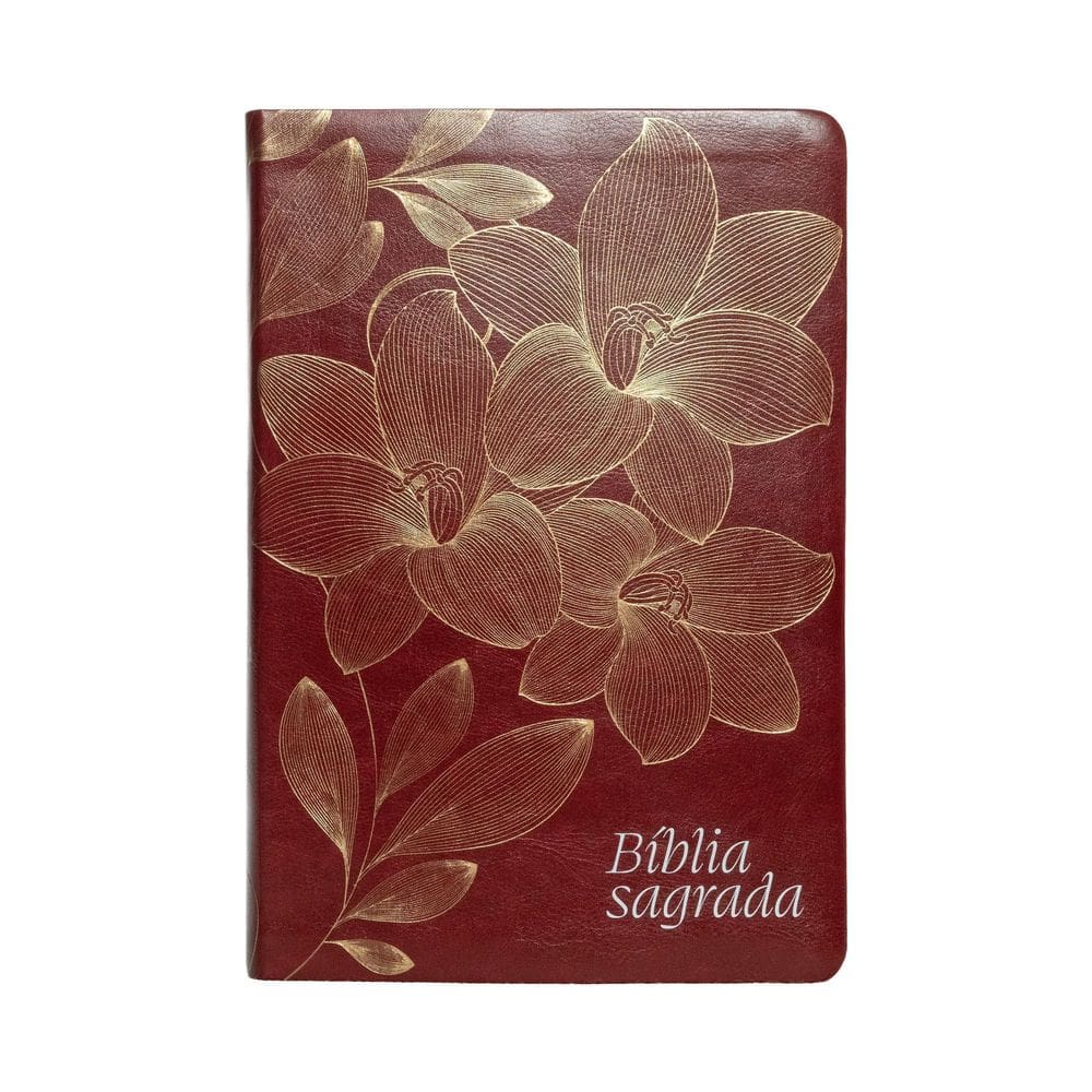 Bíblia NVI, Letra Gigante, Couro-Soft, Leitura Perfeita - Vinho