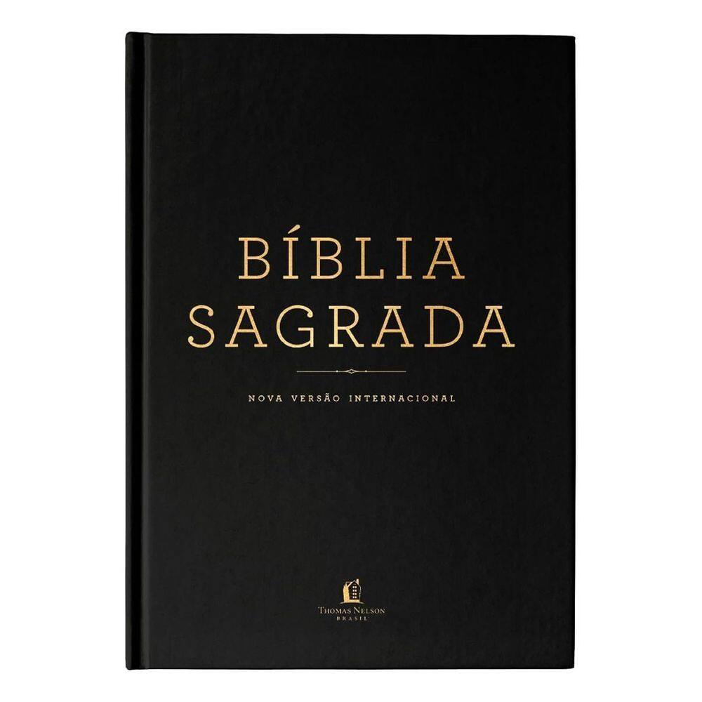 Bíblia NVI, Capa Dura, Preta, Econômica, Clássica