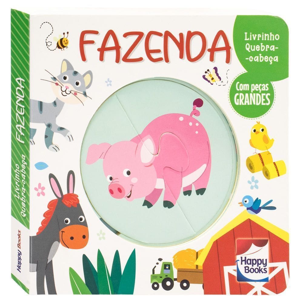 Livrinho Quebra-Cabeça - Fazenda