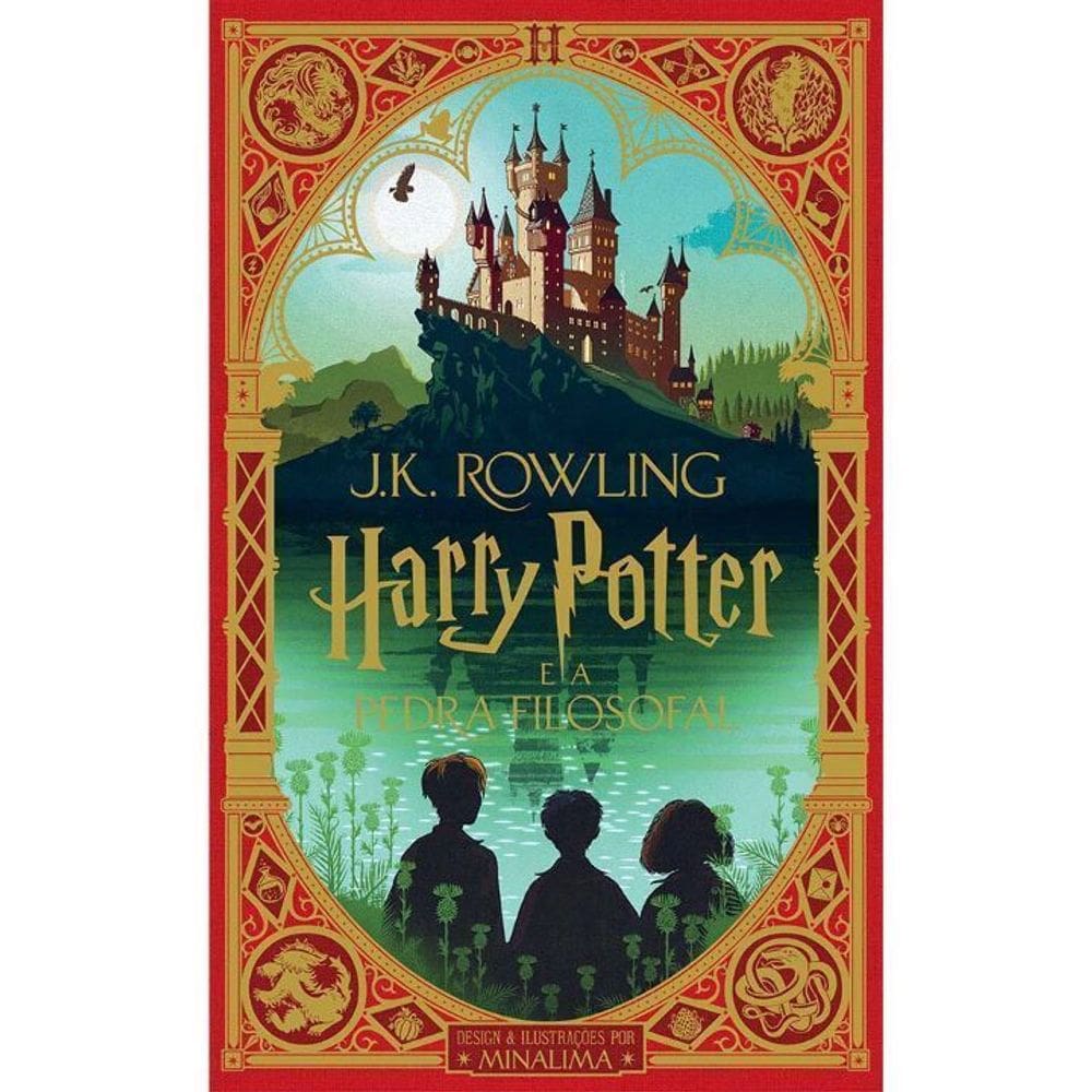 Harry Potter e a Pedra Filosofal - Ilustrado por Minalima