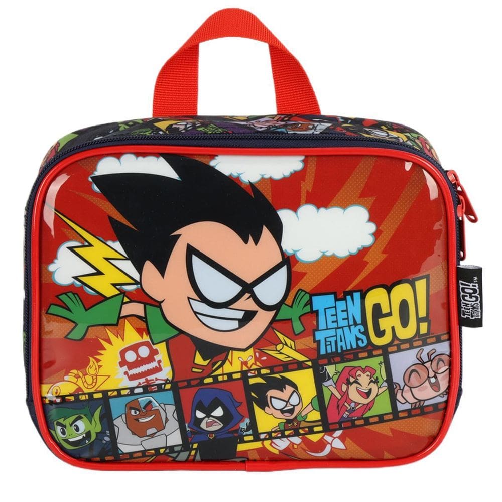 Lancheira Teen Titans Go Térmica Escolar Infantil Merendeira
