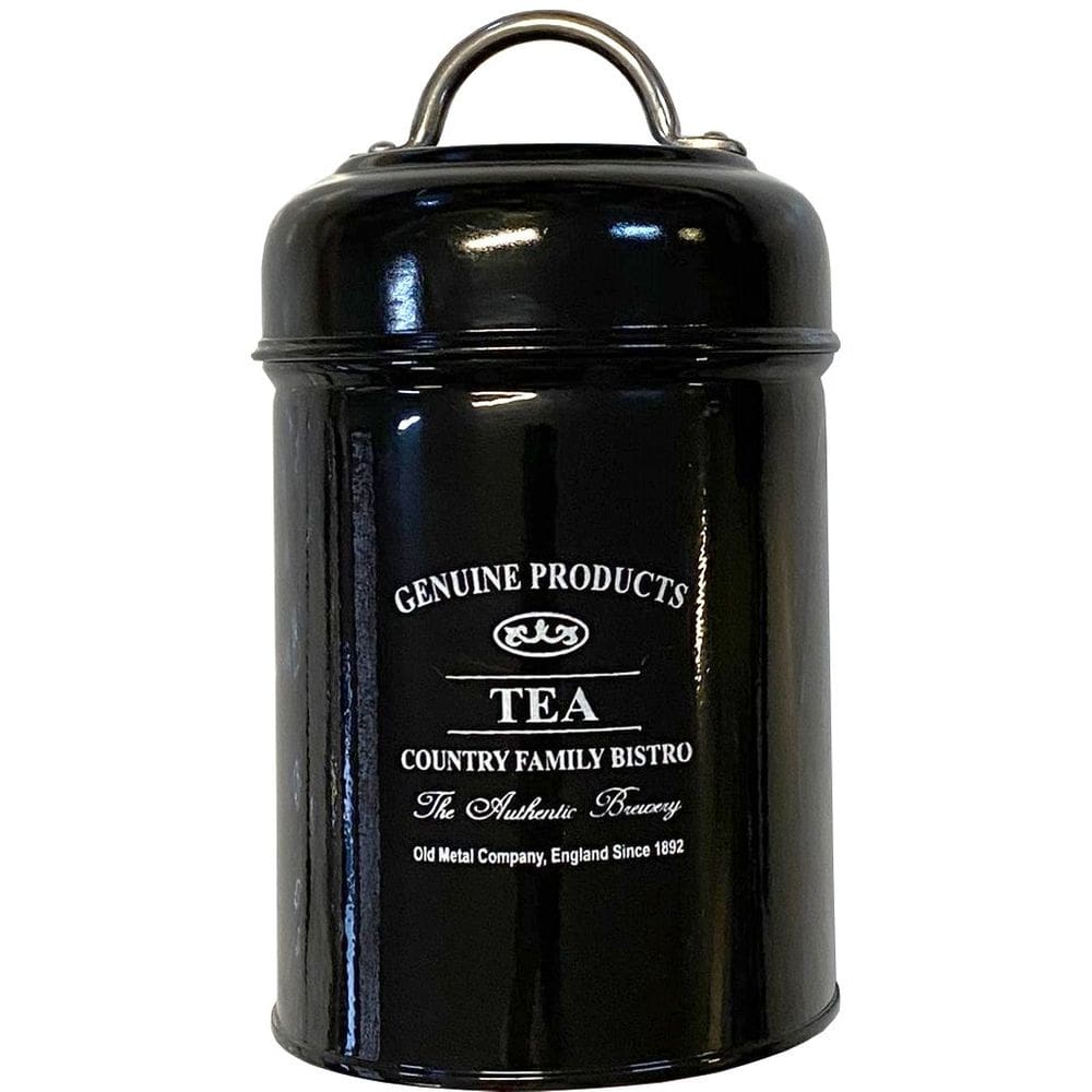 Pote Classic Black Chá Aço Esmaltado com Tampa 900ml
