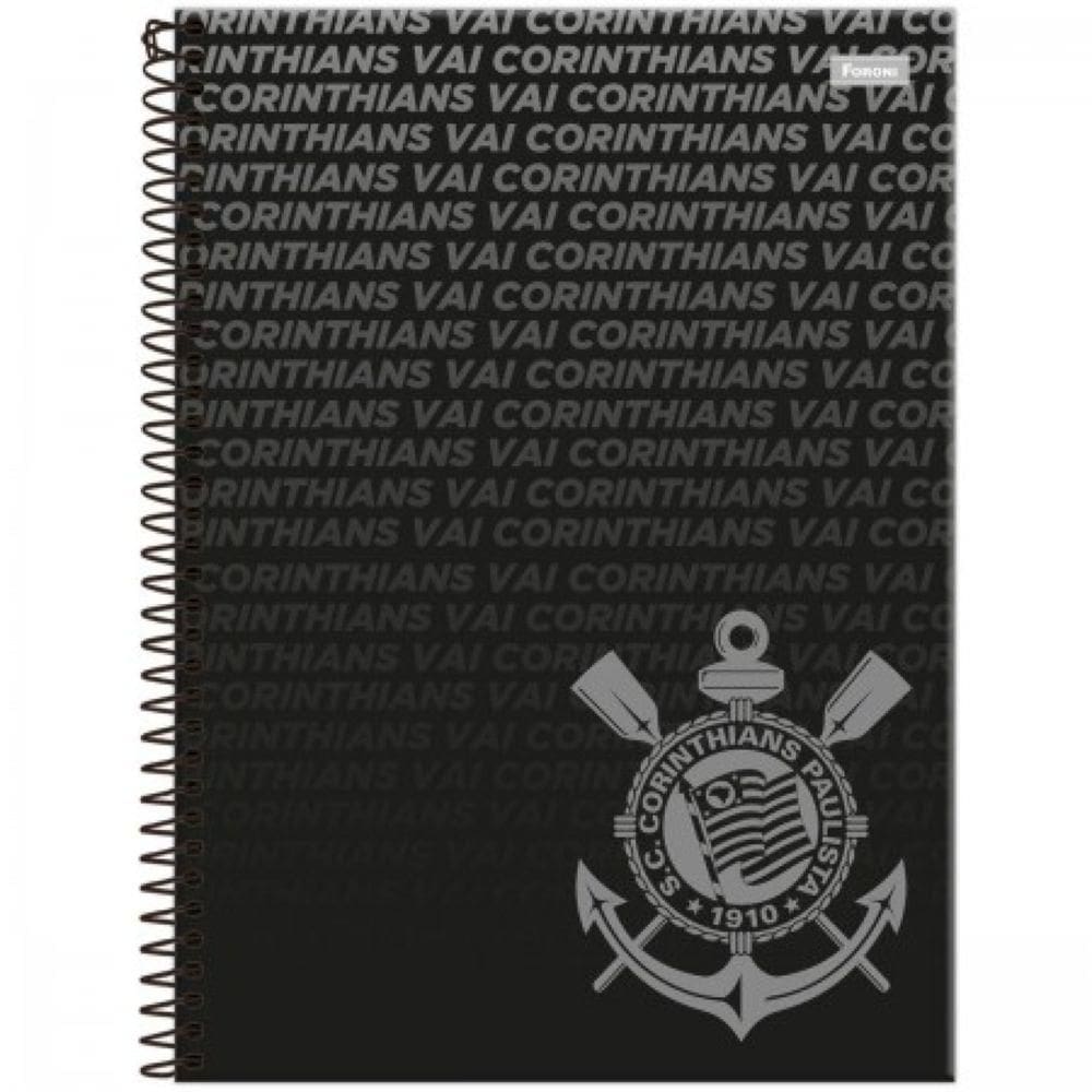 Caderno Univ. 1 Matéria 80 Folhas Corinthians Capa 7 Foroni