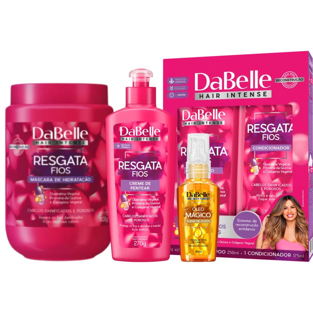 Kit DaBelle Resgata Fios 5 Itens