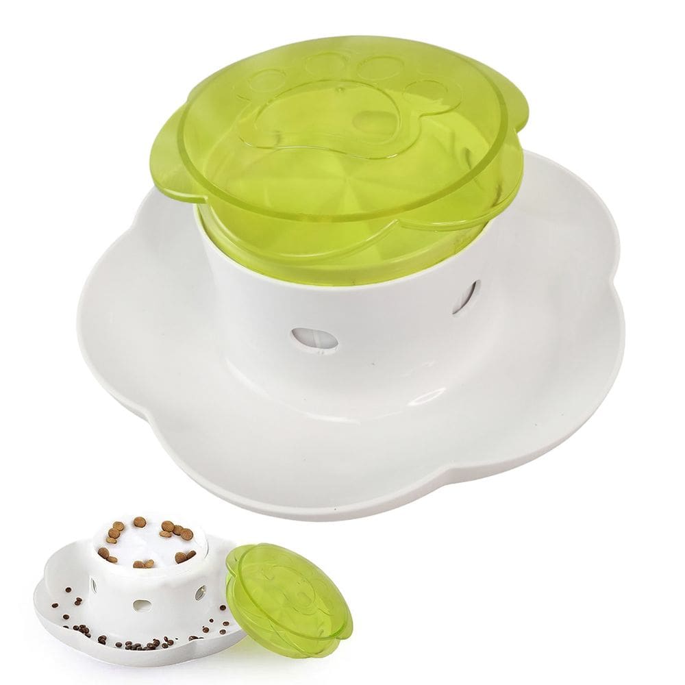 Comedouro Cao Pet Cachorro Gato Animal de Estimaçao Brinquedo Interativo Petisco Comida Raçao Treinamento Recompensa Quebra Cabeça