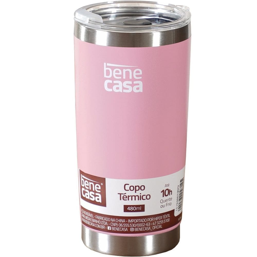 Copo Térmico para Bebidas 480ml Vedação à Vácuo
