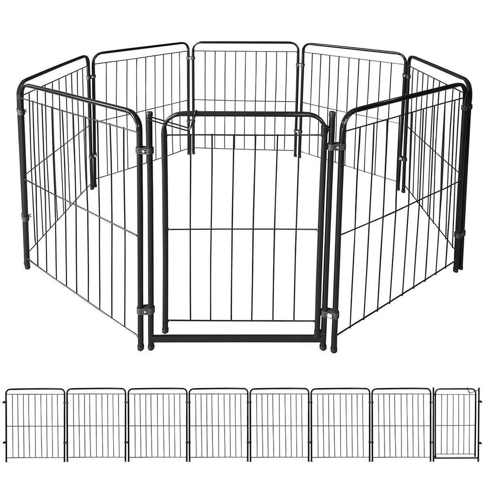 Cercado Cachorro Cães Pet Cercadinho 7 Módulos 82 Cm Altura