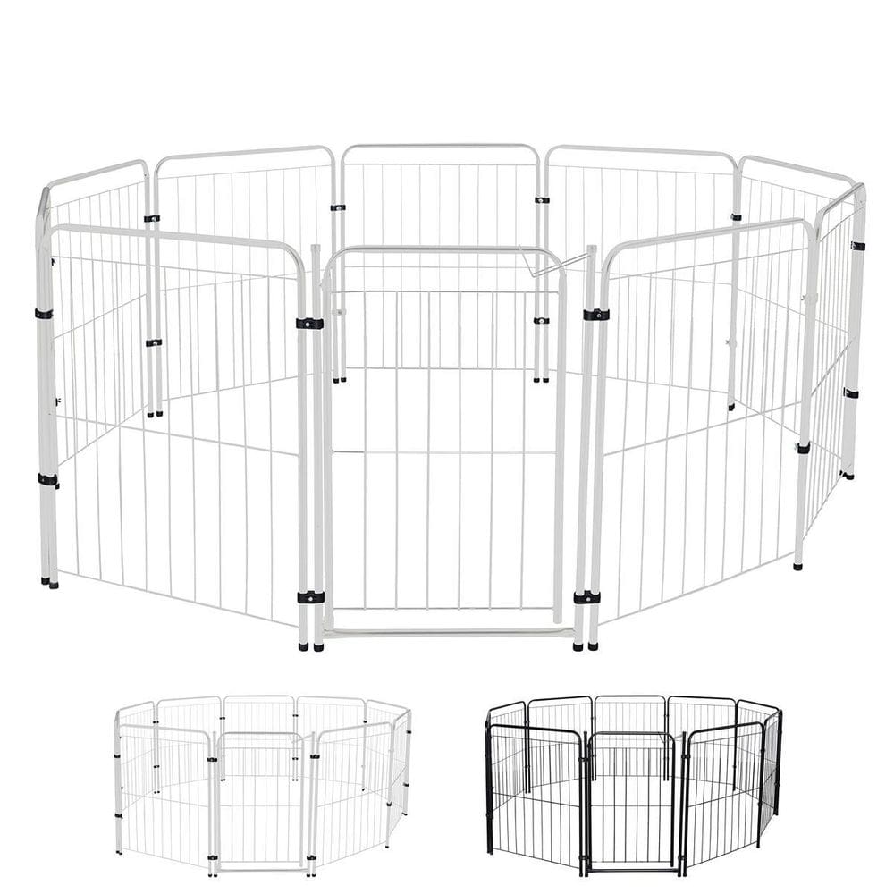 Cercado Cachorro Cães Pet Cercadinho 9 Módulos 82 Cm Altura