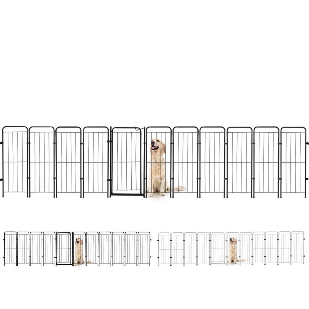 Cercado Grande Cachorro Pet Grade 10 Módulos+Portão