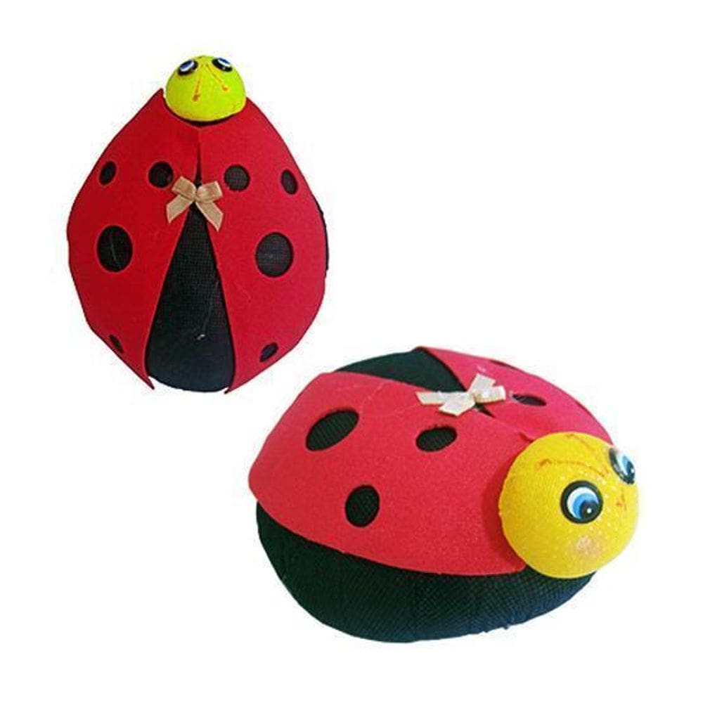 Peso De Porta Joaninha De Tecido 1Kg 15,5X12,5Cm