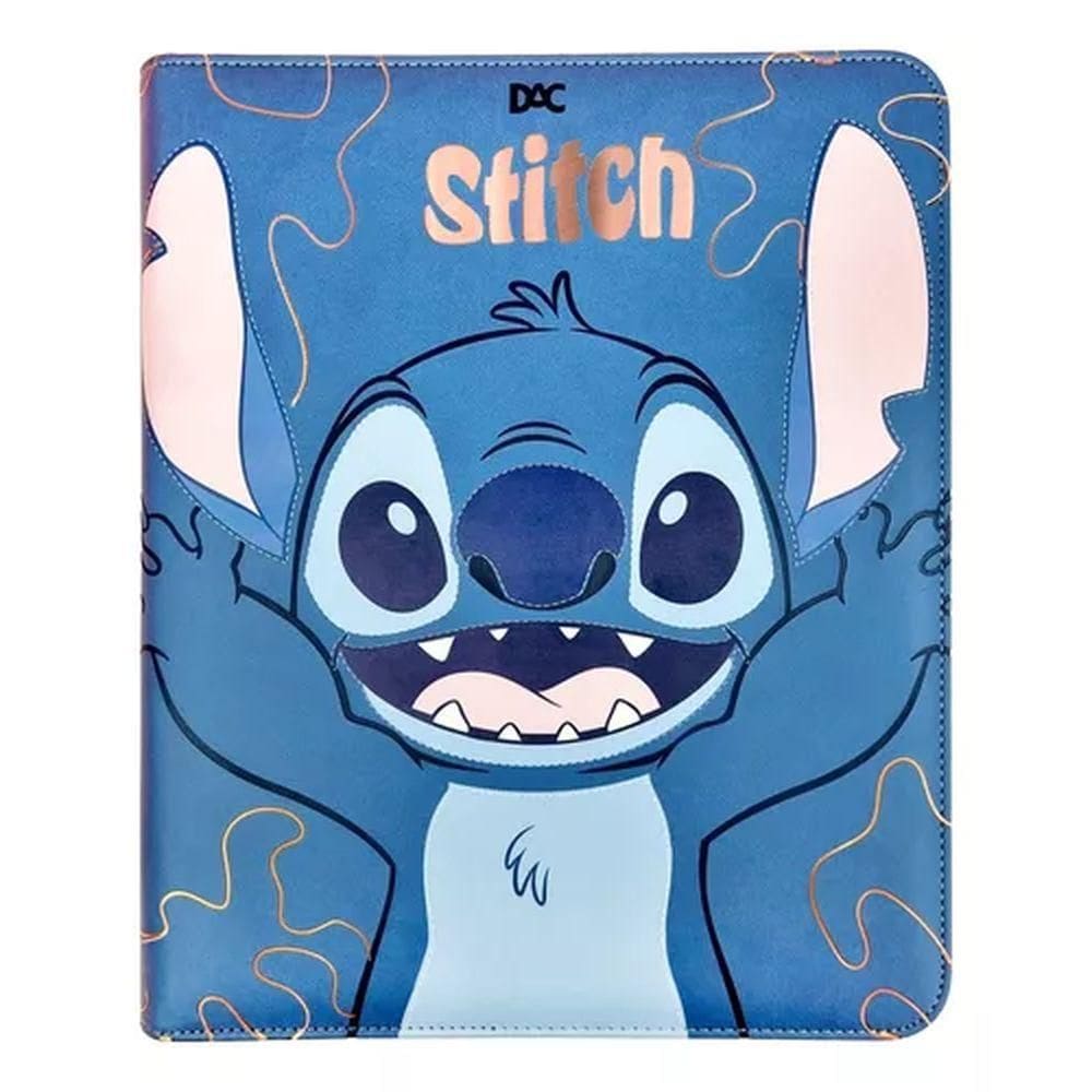 Caderno Universitário Argolado c/ Zíper Stitch 4827 - DAC