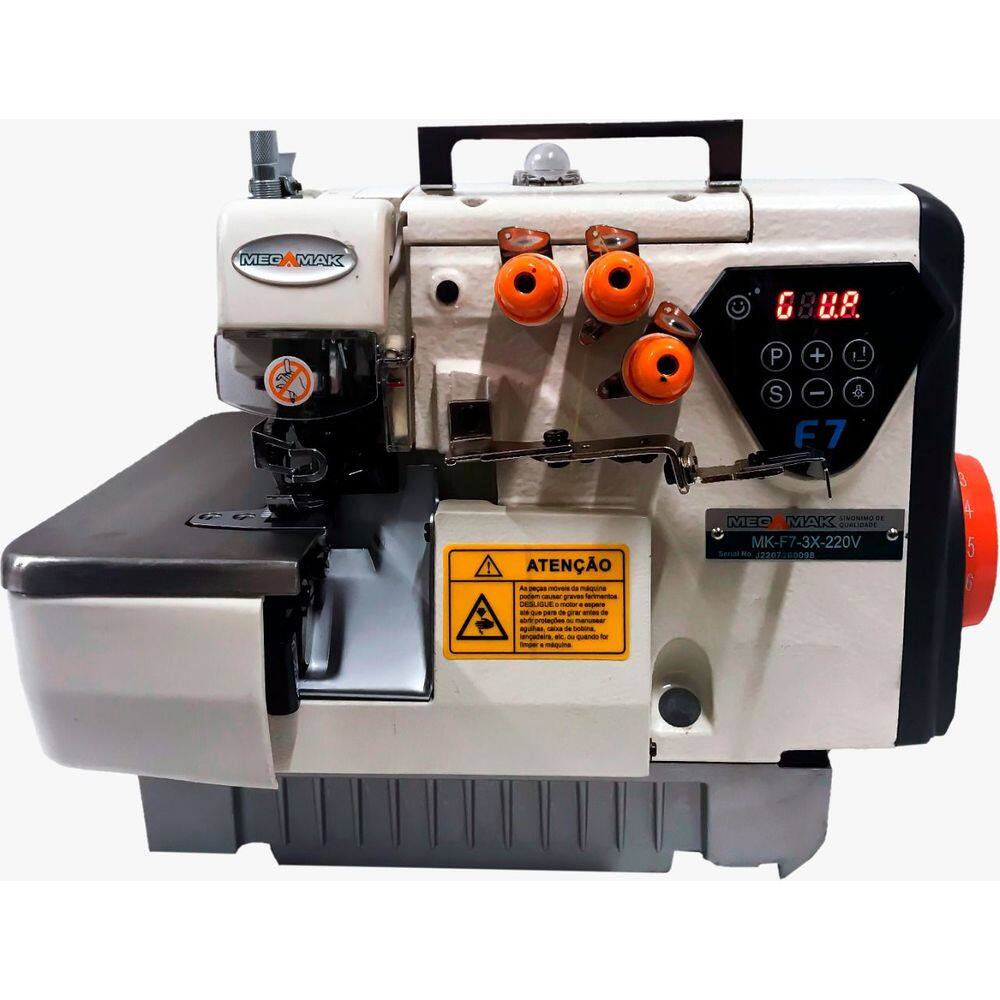 Overlock 3 Fios, Direc Drive F7-3-X 110 OU 220V-Megamak