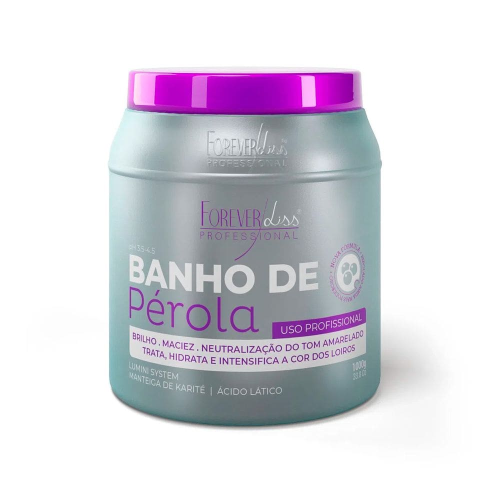 Máscara Banho de Pérola Forever Liss 1kg