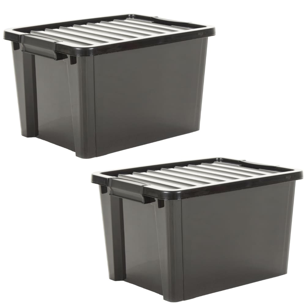 Kit 2 Caixas Organizadoras Plásticas Life Box 40l Multiuso Garden Life