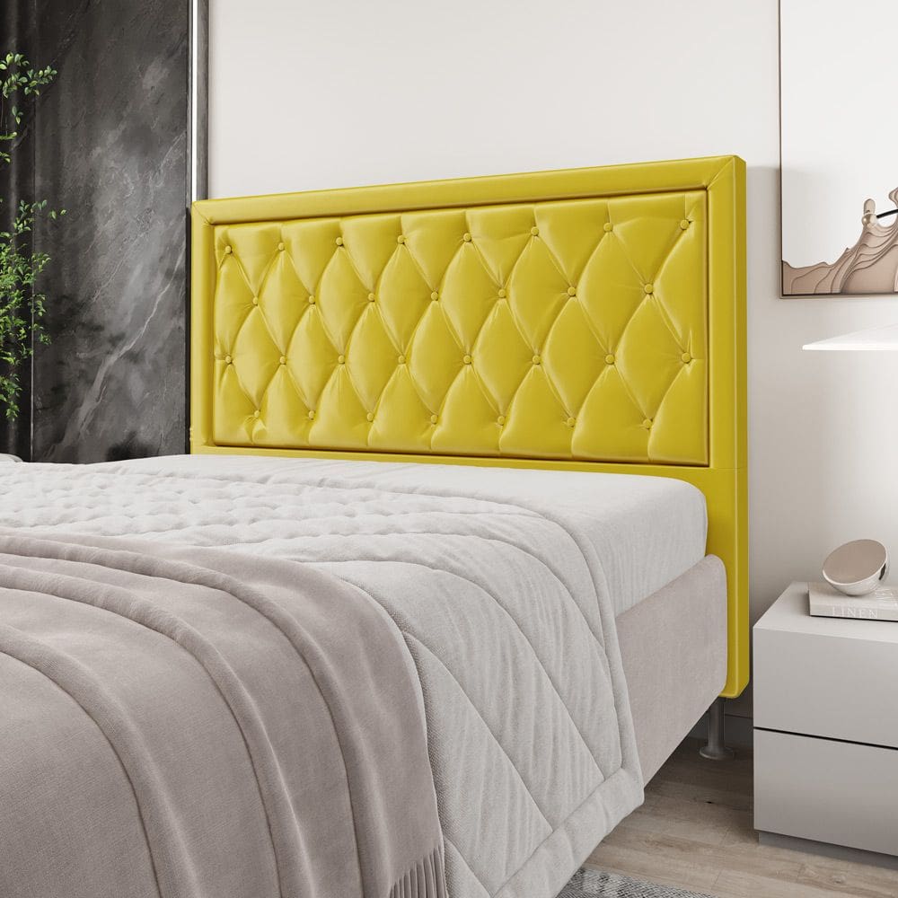 Cabeceira Centaurus 195 / N-035 Veludo Amarelo