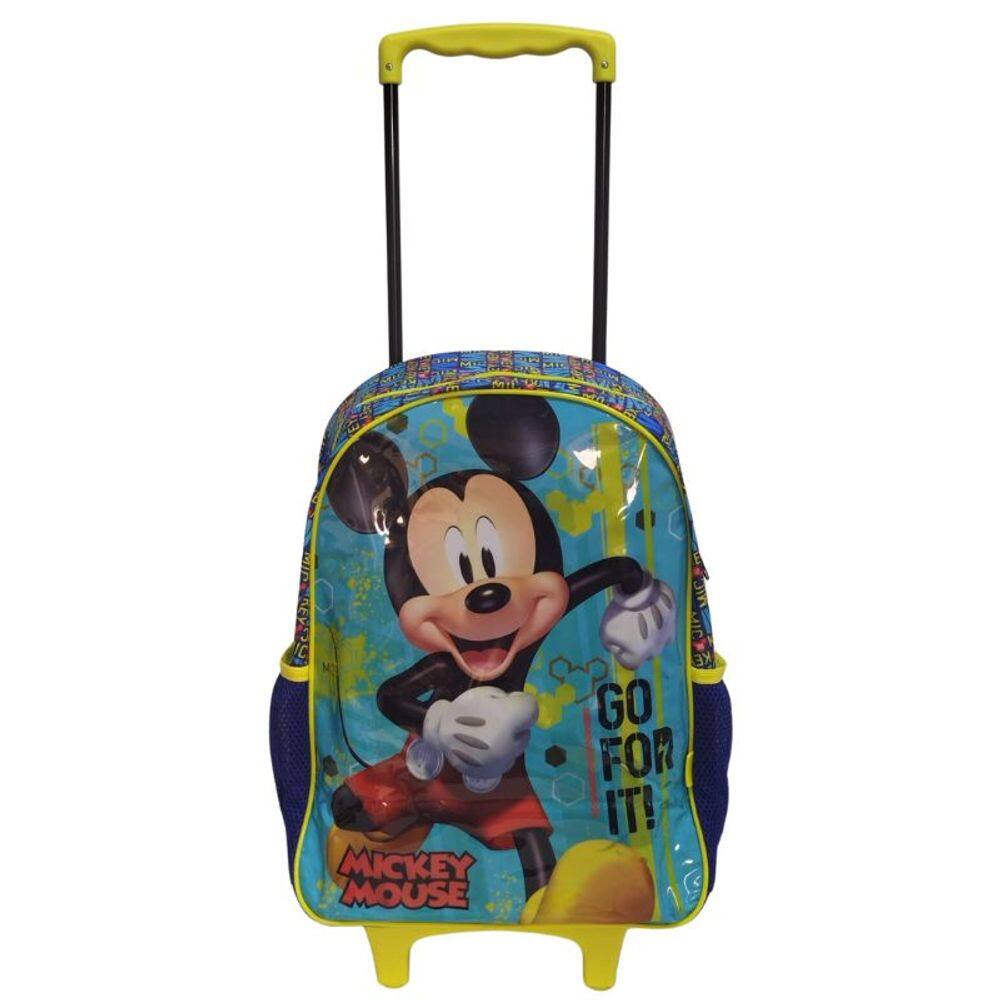Mochila Escolar Mickey Mouse Xeryus Com DF Manchas Na Estampa