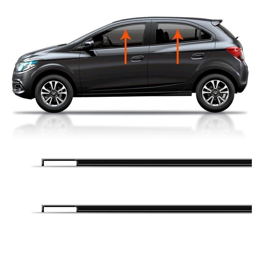 Friso Teto Chevrolet Onix 2013+ Preto - Jb77 Acessórios