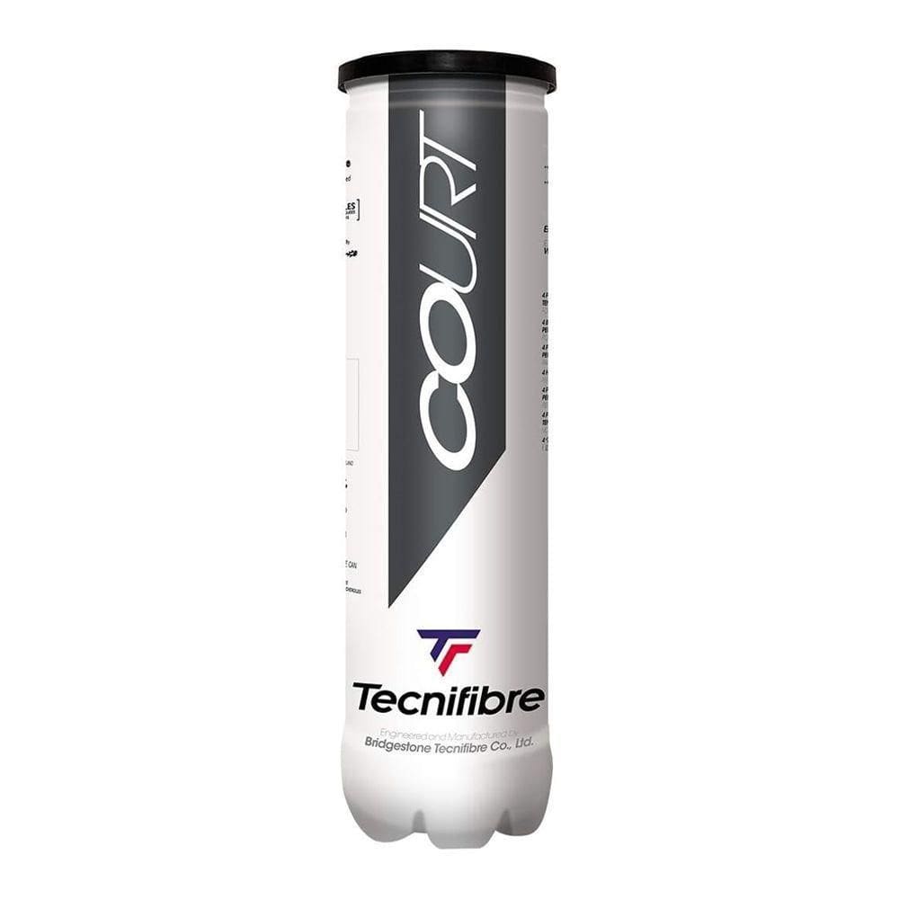Bola De Tênis Tecnifibre Court Tubo Com 04 Bolas