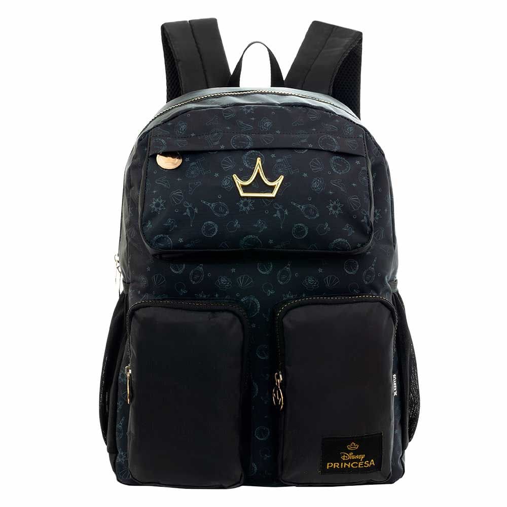 Mochila de Costas Juvenil - Disney Princesas - Black Teen T02 - Xeryus