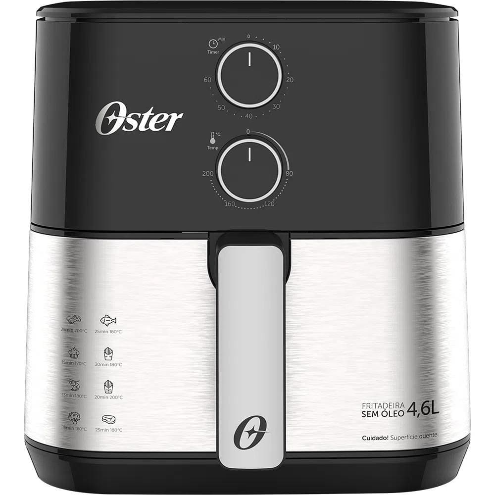 Fritadeira Elétrica Oster Inox OFRT520, 4,6 Litros