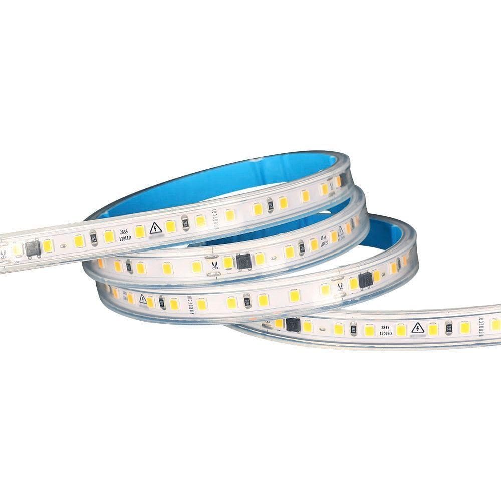 Fita De Led Nordecor Com 100 Metros Ip65 120leds-m 10w 127v 2700k Luz Amarela