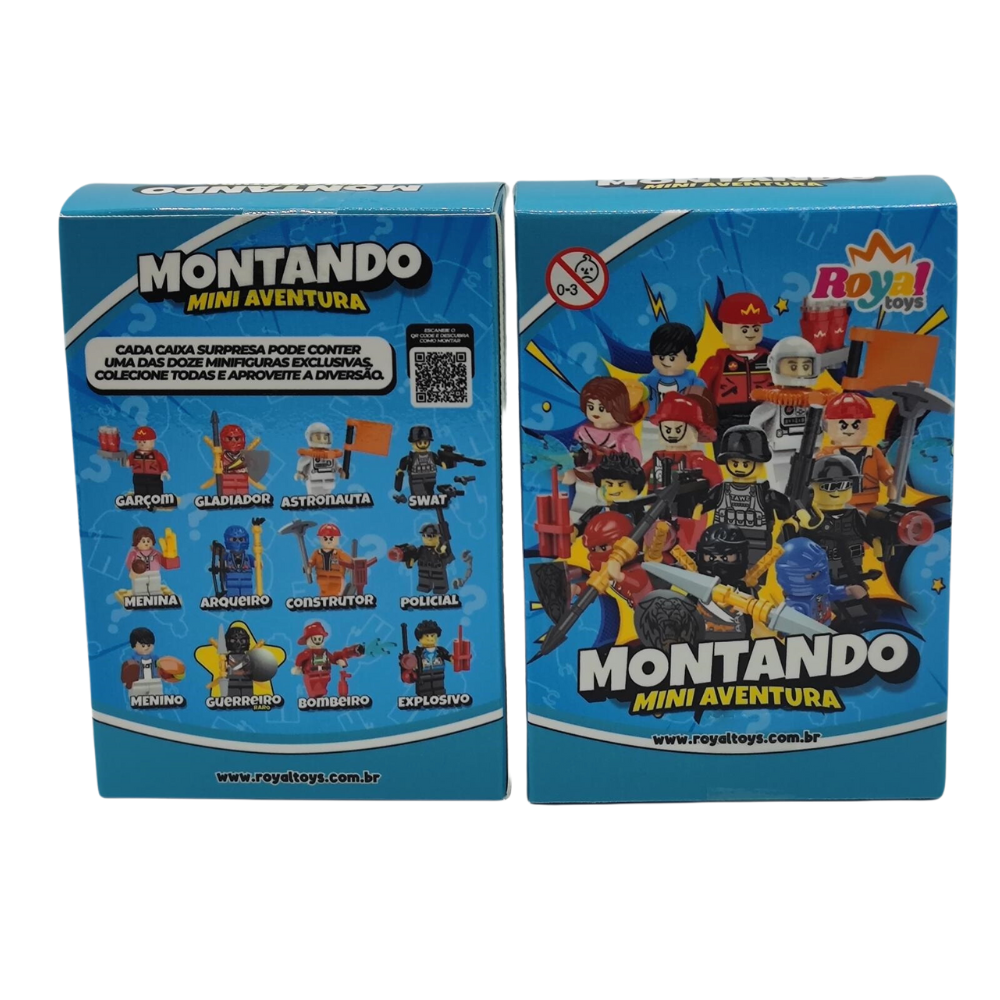 Montando Mini Aventura - Lego Surpresa 1 unidade