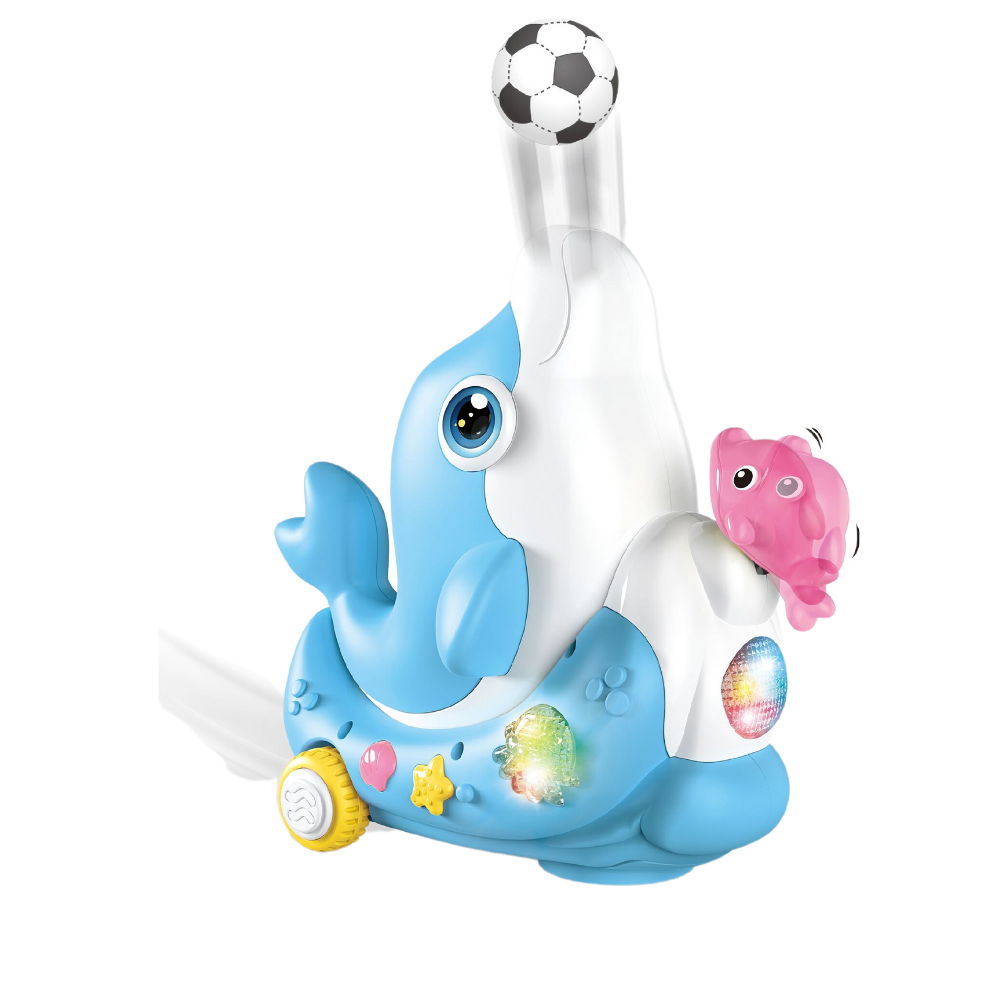 Golfinho Sopra Bola - Brinquedo Interativo 1 Unidade