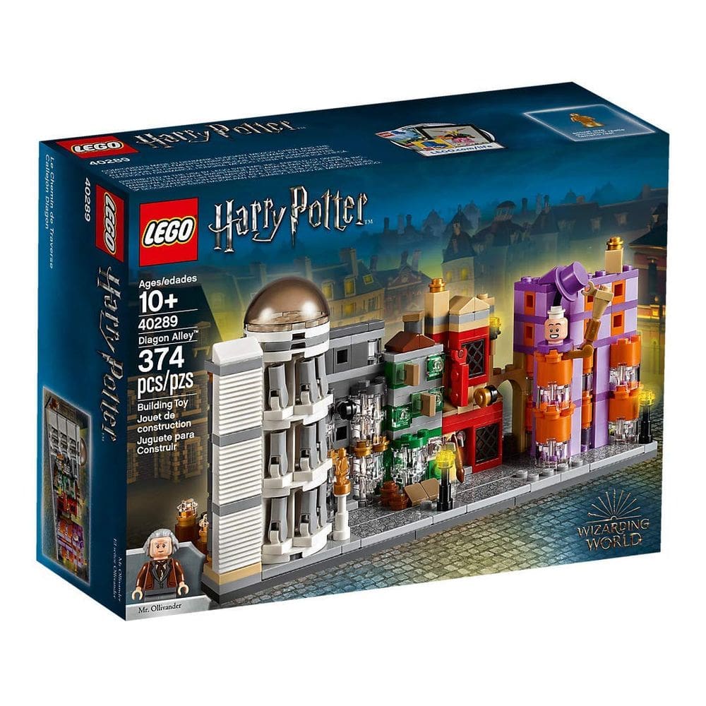 Conjunto de construção LEGO Diagon Alley Mini 40289 com 374 peças