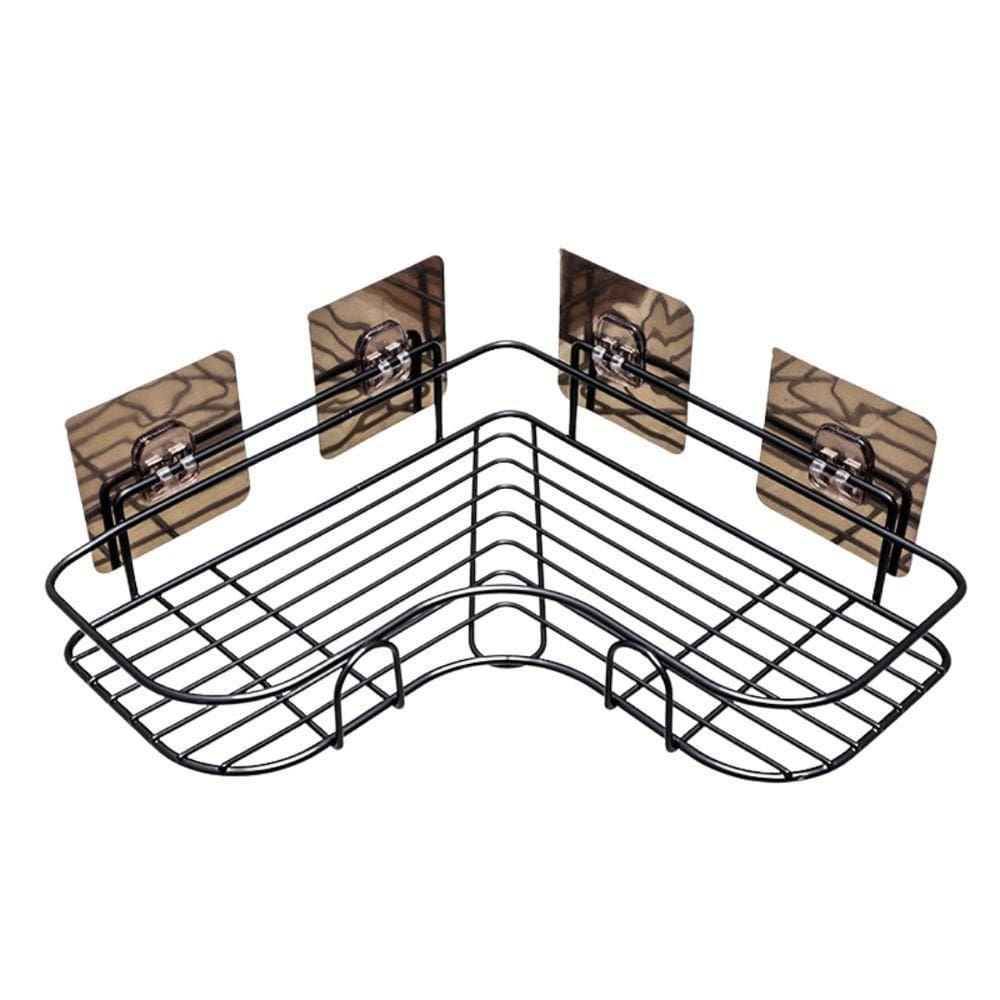 Prateleira Canto Banheiro Autoadesivo 5,5x22x22 Cm - Importad