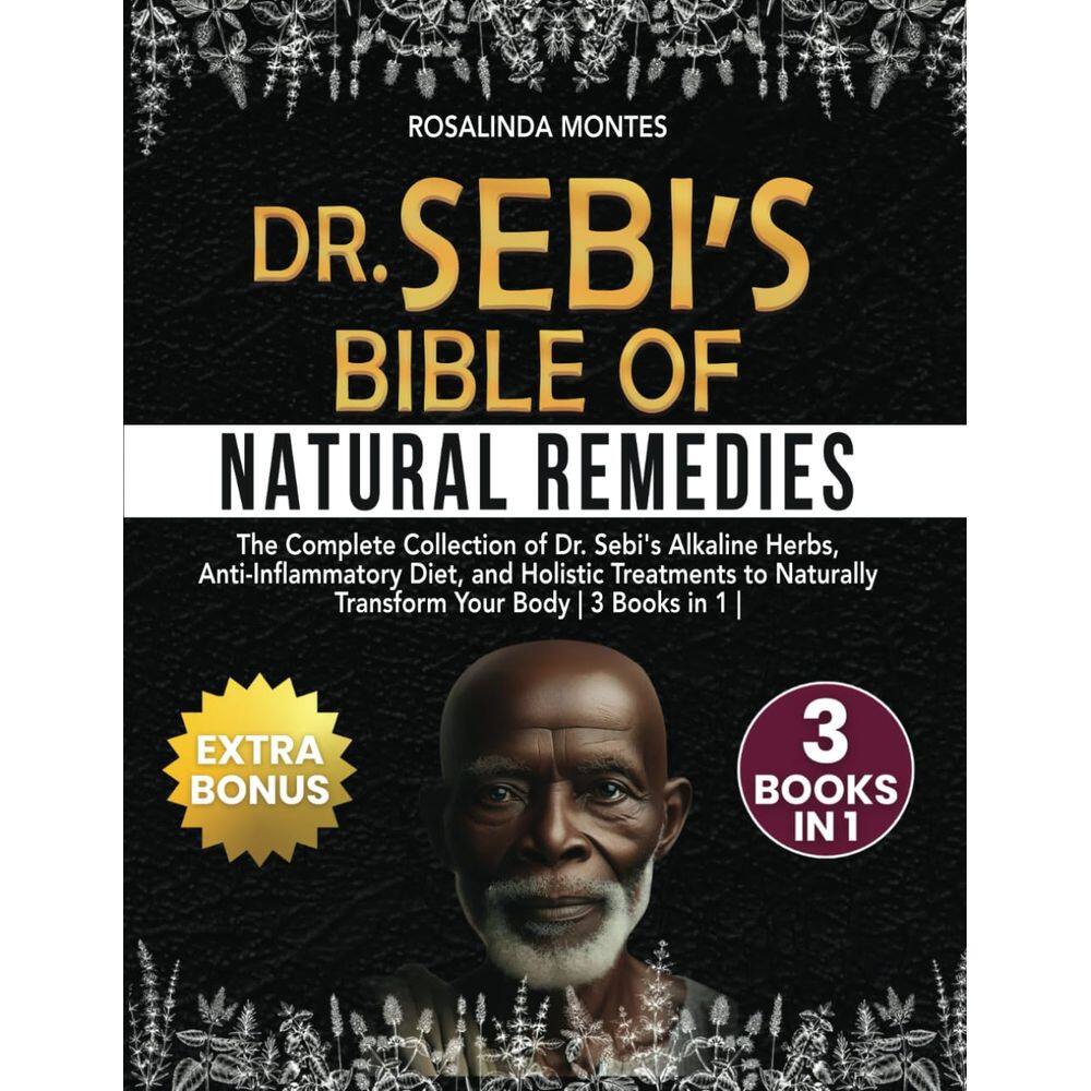 Livro A Bíblia de Remédios Naturais do Dr. Sebi: Coleção completa