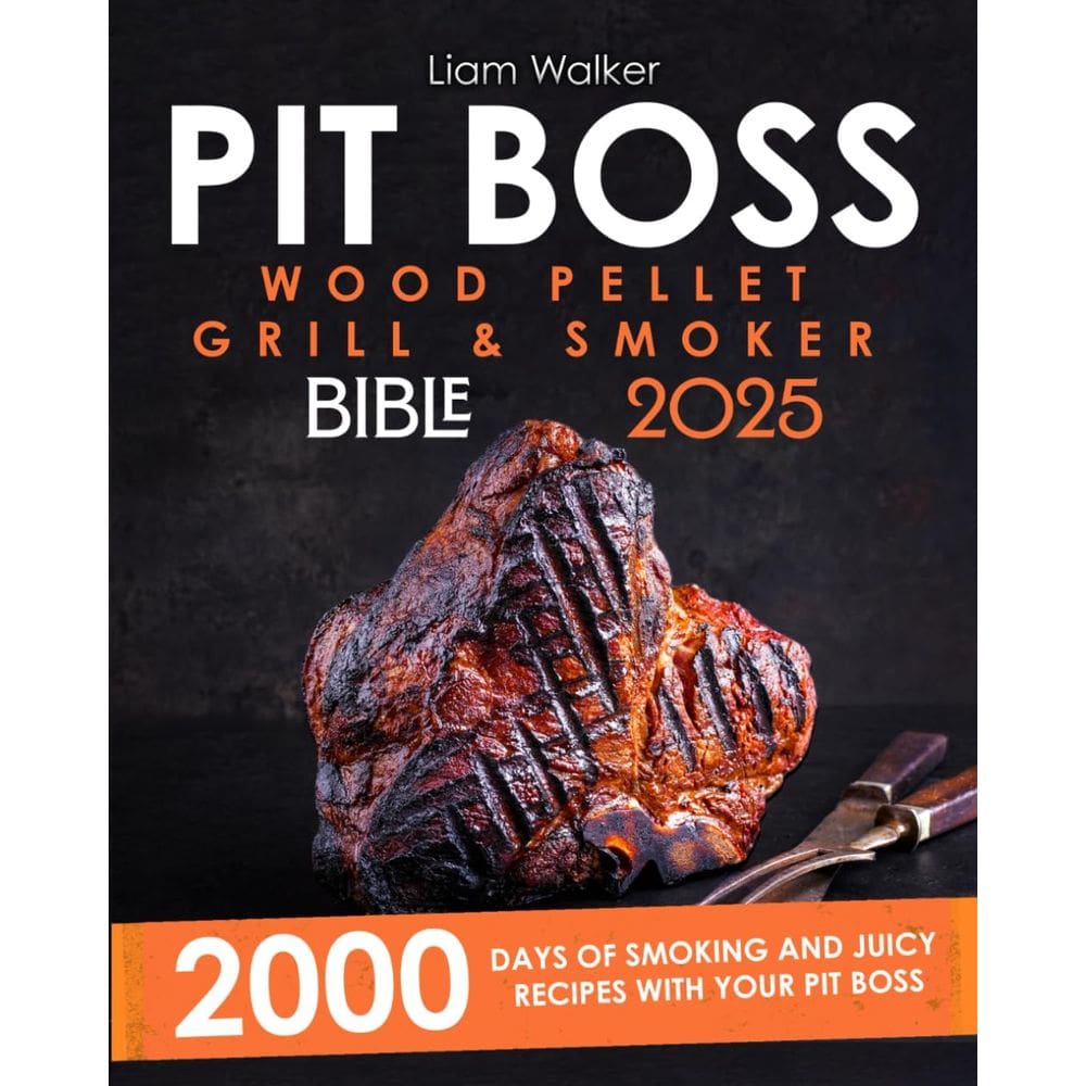 Livro PIT BOSS WOOD PELLET SMOKER AND GRILL BIBLE com receitas