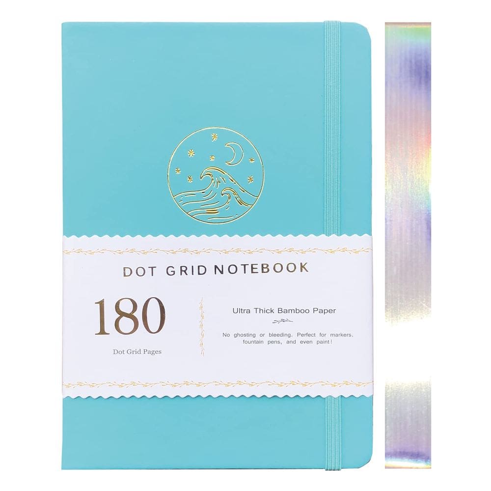 Caderno Diário BUKE Dotted 160 páginas, papel de bambu 180gsm