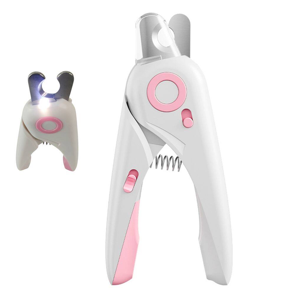 Cortador de Unha Pet Cao Gato Cachorro Lanterna Led Lixa de Unha Resistente Eficiente Confortavel Seguro