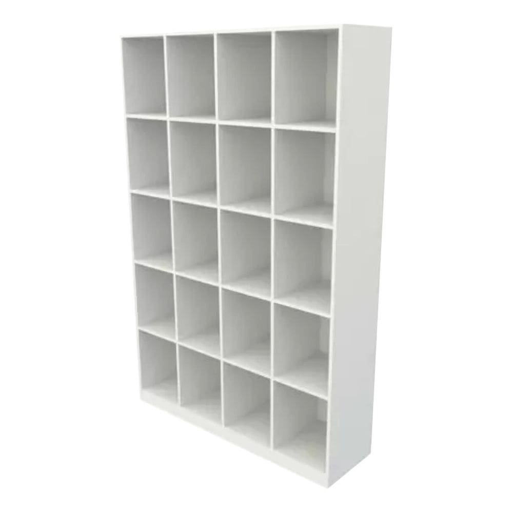 Estante Organizador Livreiro 20 Nichos Multiuso Branco Cód.320