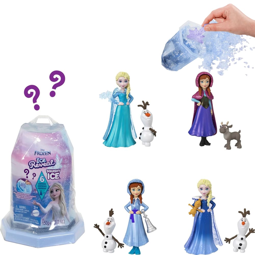 Boneca Disney Frozen Surpresa Ice Reveal Gelo Mágico HRN72