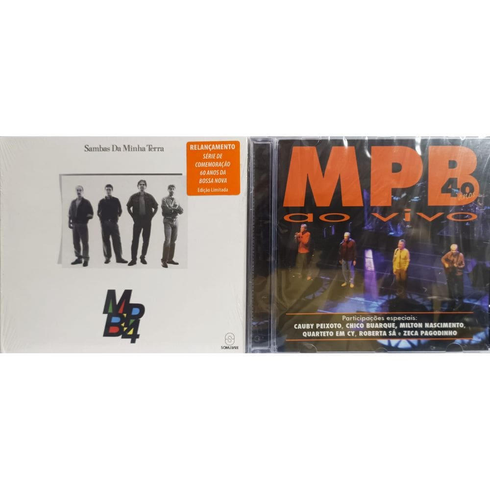 MPB4 – 40 Anos Ao Vivo – Sambas Da Minha Terra 60 Anos 2 Cds
