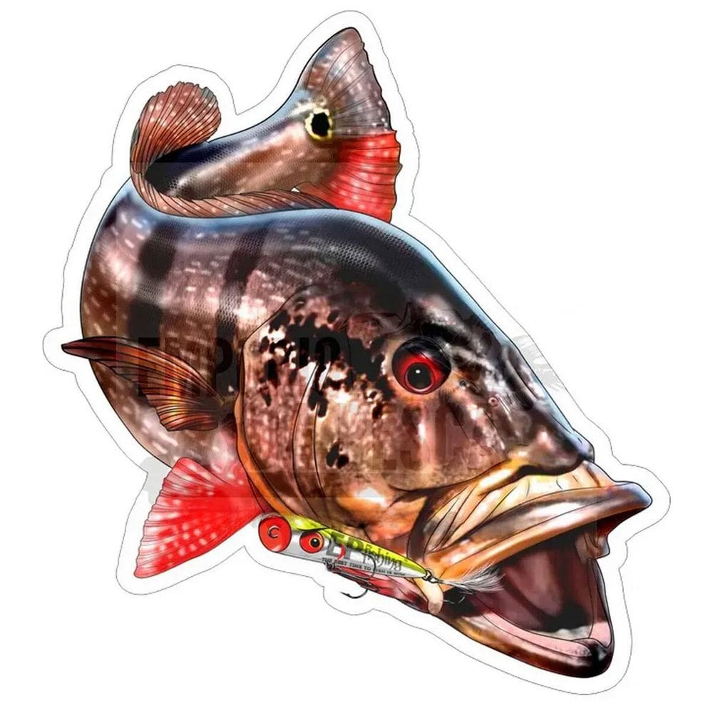 Adesivo Peixes EP Fishing Extra Grande (aproximadamente 50x36cm)