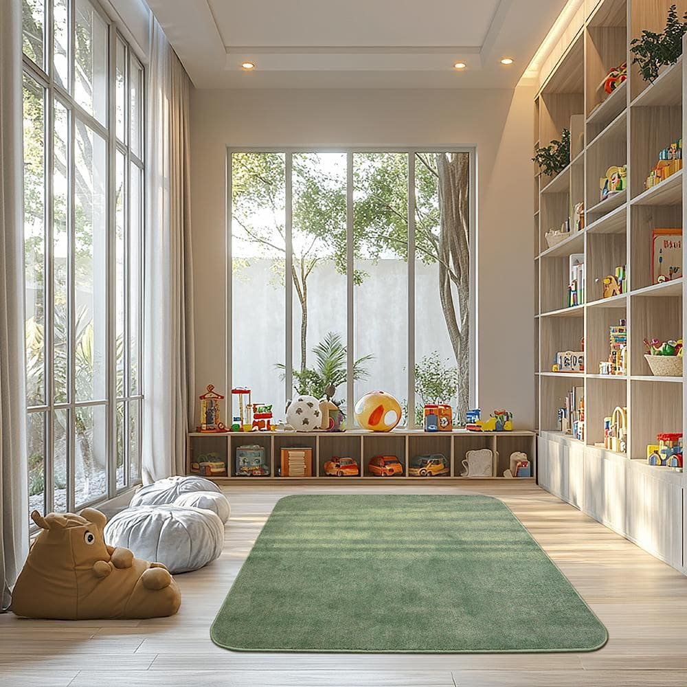 Tapete Relex N Cantos Oliva 150x200cm Tapetes São Carlos