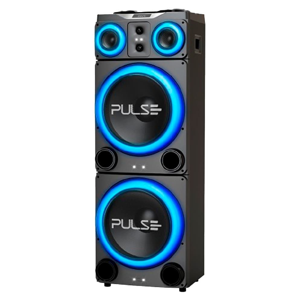 Caixa de Som Pulse Torre Double SP515 15 pol\" LED Bluetooth- 3500w