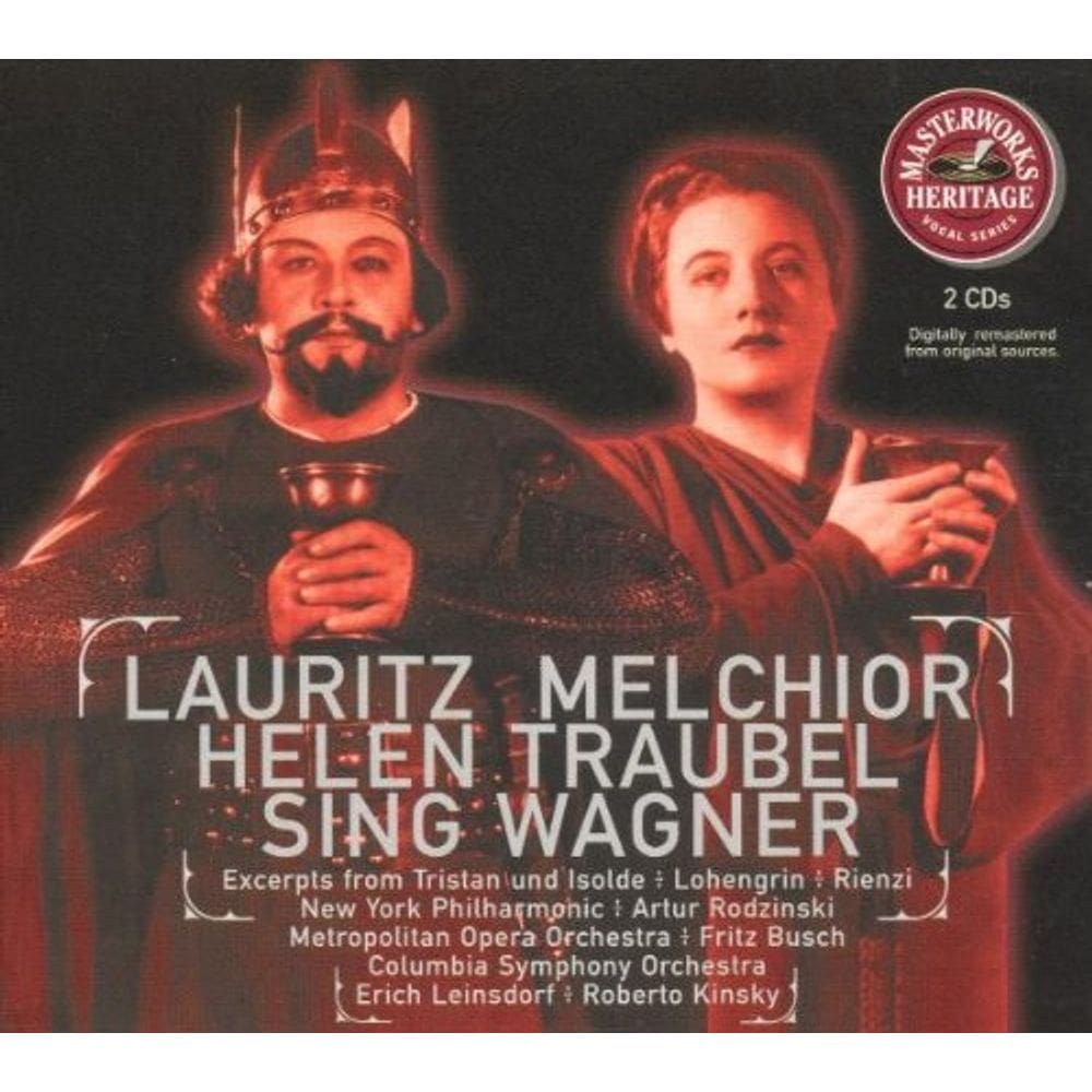 CD Sony Helen Traubel e Lauritz Melchior cantam Wagner