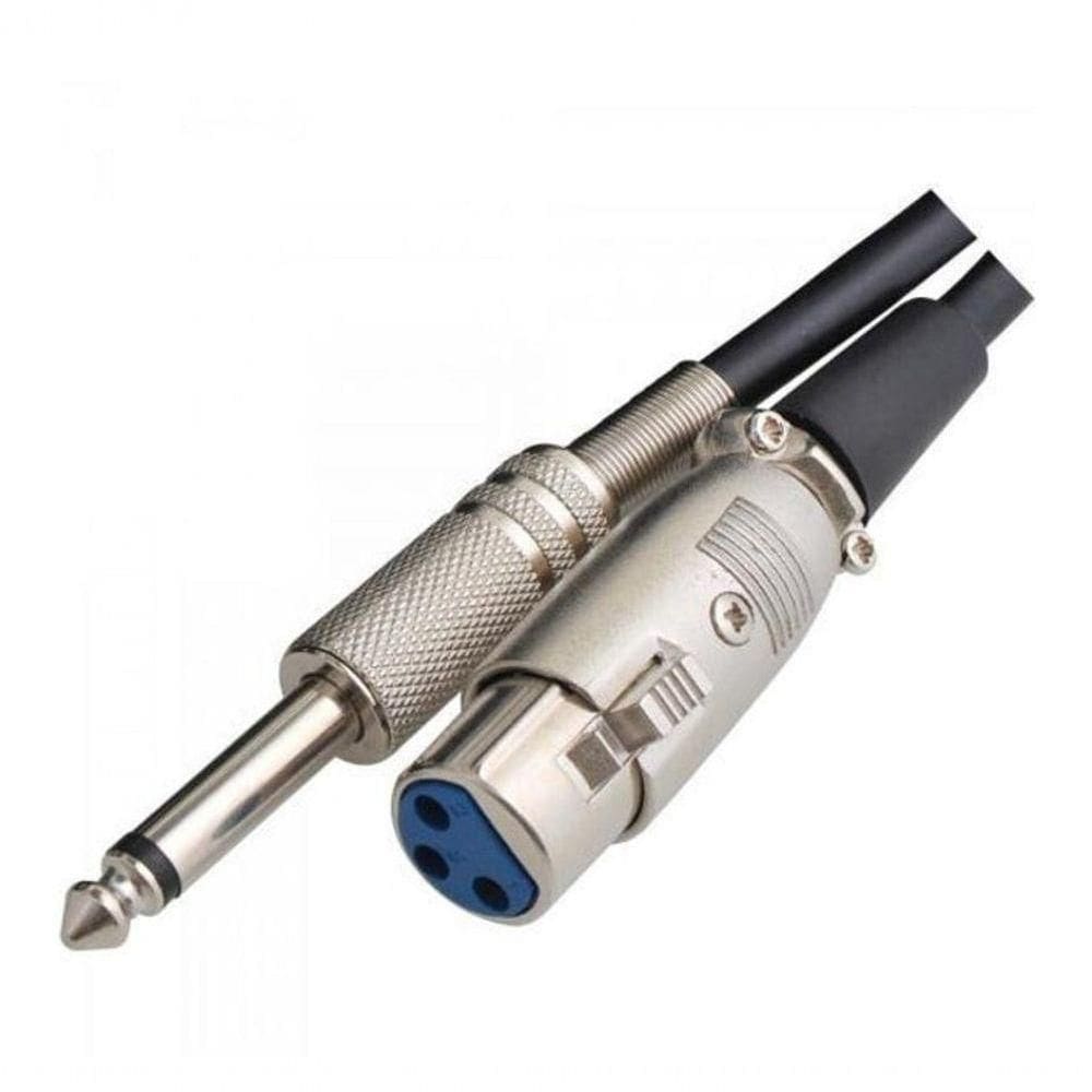 Cabo Para Instrumentos Xlr(f) X P10 5m Cbmc0001 Preto Storm