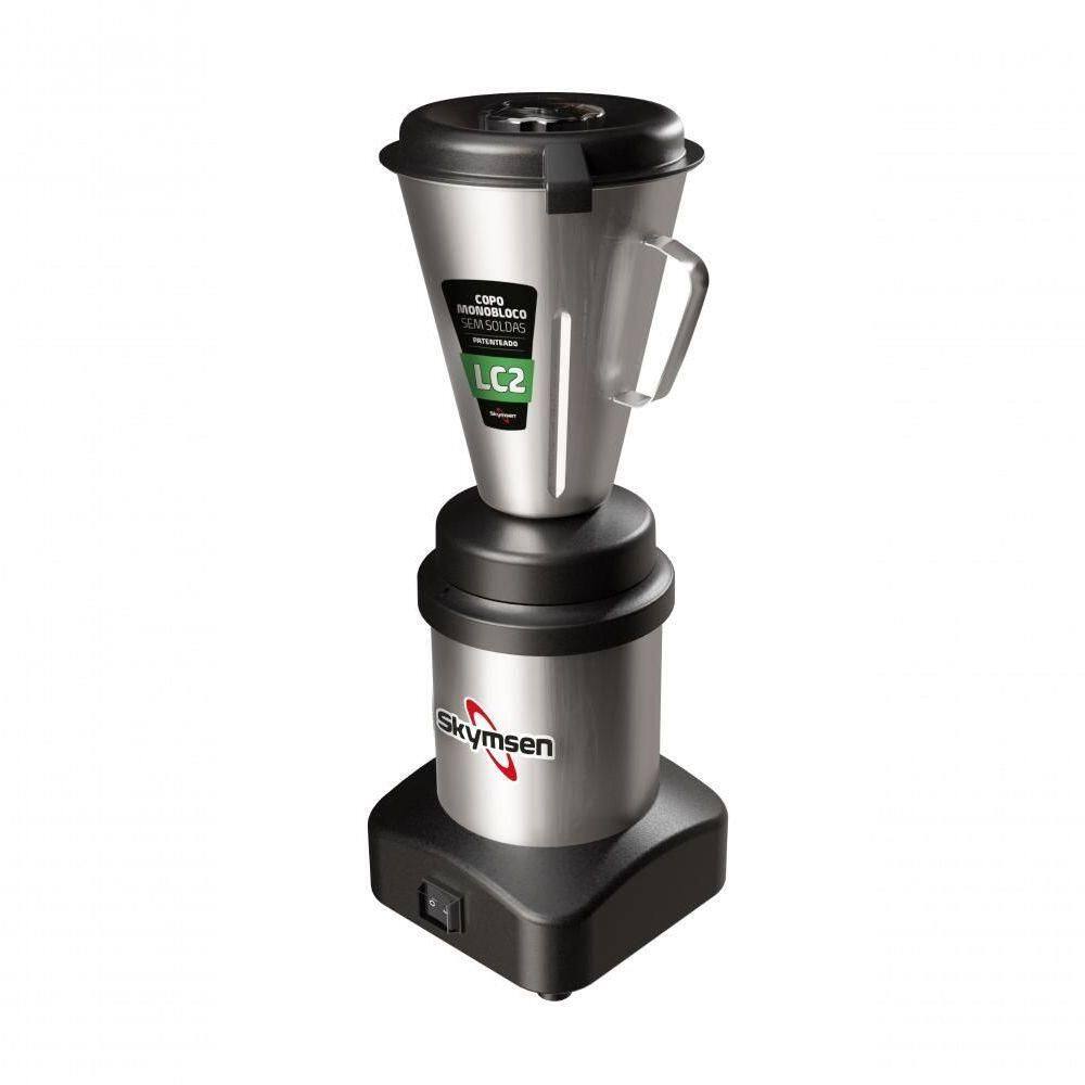 Liquidificador Comercial Inox 2l Skymsen Copo Monobloco Inox Lc2 220v
